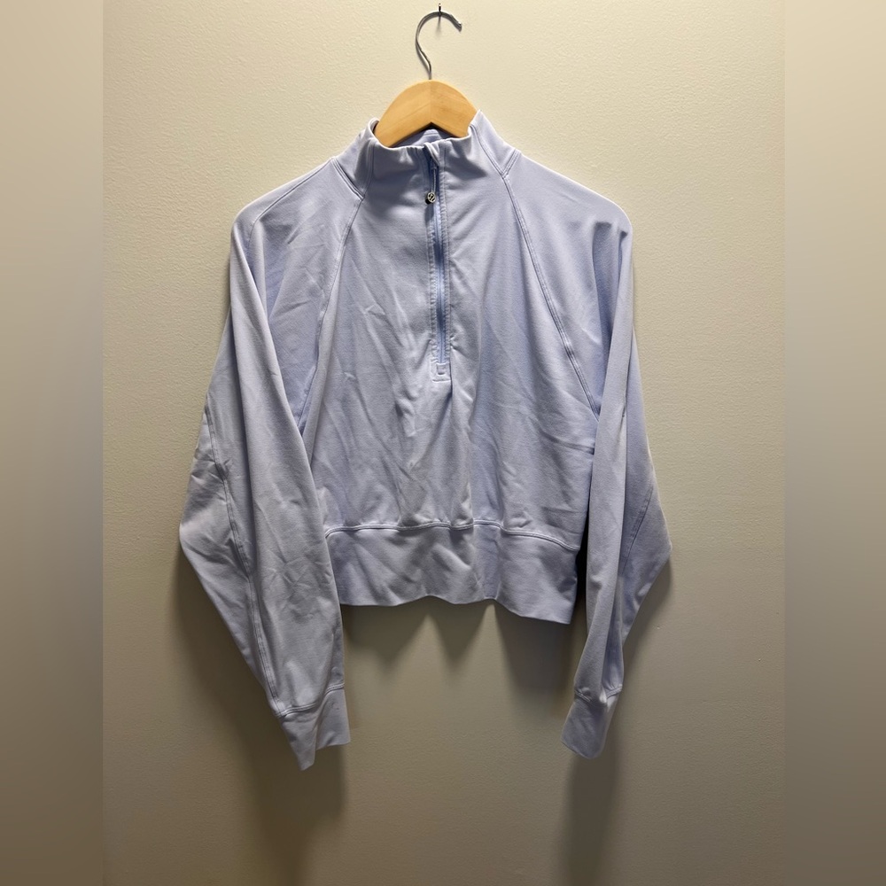 Lululemon Light Purple Quarter-Zip Pullover